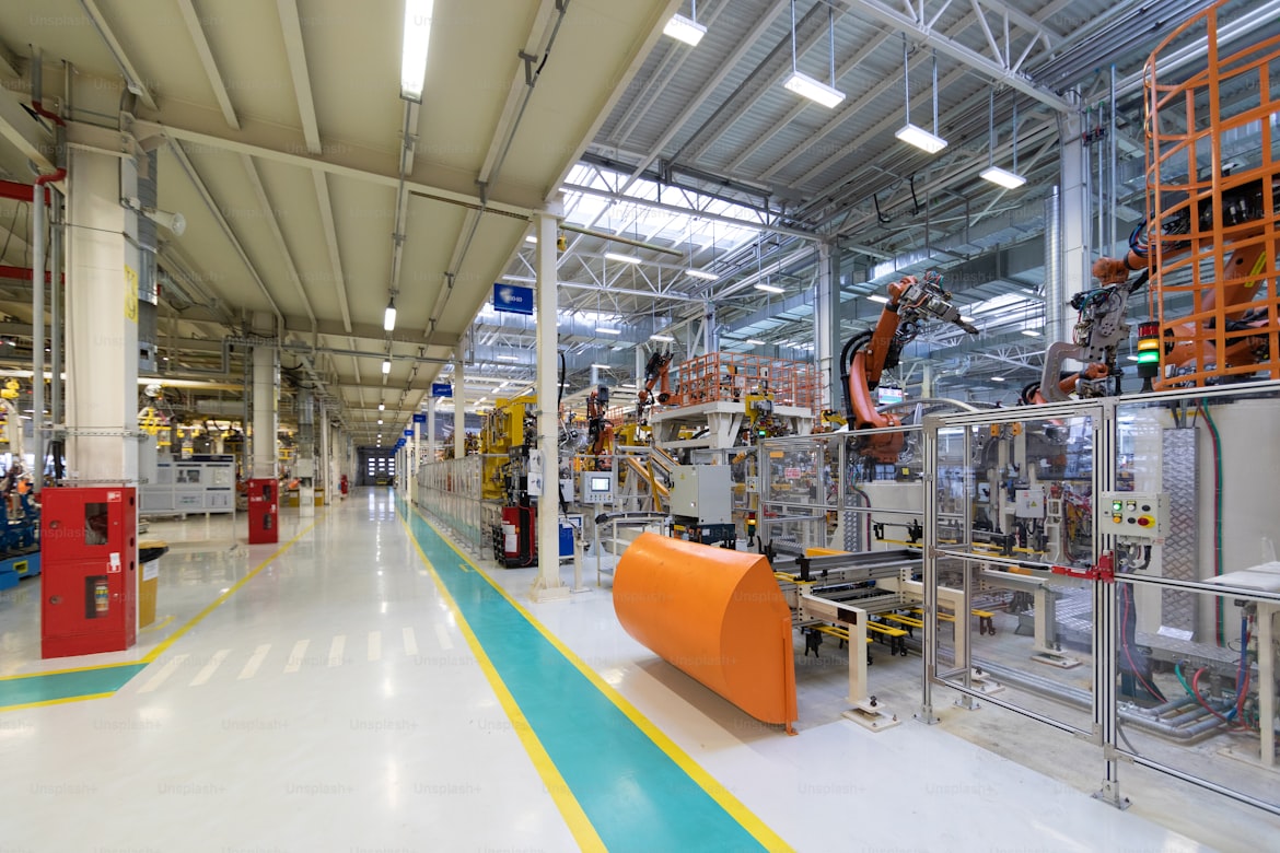 Instalación industrial automatizada